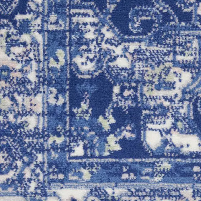 Alt view image 7 of 7 - Nourison Home Whimsicle Navy 8' x 10' Area Rug - Easy Clean, Non Shedding, Bed Room, Living Room, Dining Room, Kitchen (8' x 10')