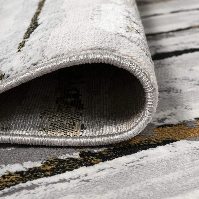 Alt view image 5 of 7 - JONATHAN Y Batten Stripe Gray/Black Indoor Area Rug 5X8 ft, Modern for Living Room, Bedroom, Kitchen, Office, Easy-Cleaning, High Traffic, Pet-Friendly, Non-Shedding SOR204B-5