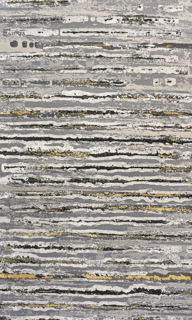 Alt view image 7 of 7 - JONATHAN Y Batten Stripe Gray/Black Indoor Area Rug 5X8 ft, Modern for Living Room, Bedroom, Kitchen, Office, Easy-Cleaning, High Traffic, Pet-Friendly, Non-Shedding SOR204B-5