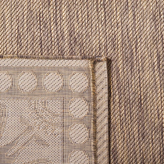 Alt view image 6 of 6 - SAFAVIEH Washable Rug Outdoor Courtyard Collection - 2' x 3'7", Brown & Natural, Non-Shedding & Easy Cleaning, Ideal for Patio, Front Door, Entryway, Doormat (CY2965-3009)