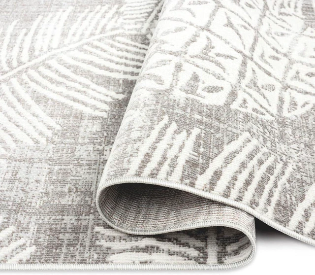Alt view image 7 of 7 - Tommy Bahama Malibu Pineapple Coastal Indoor/Outdoor Area Rug, Taupe/Ivory, 5'3"x7'3"