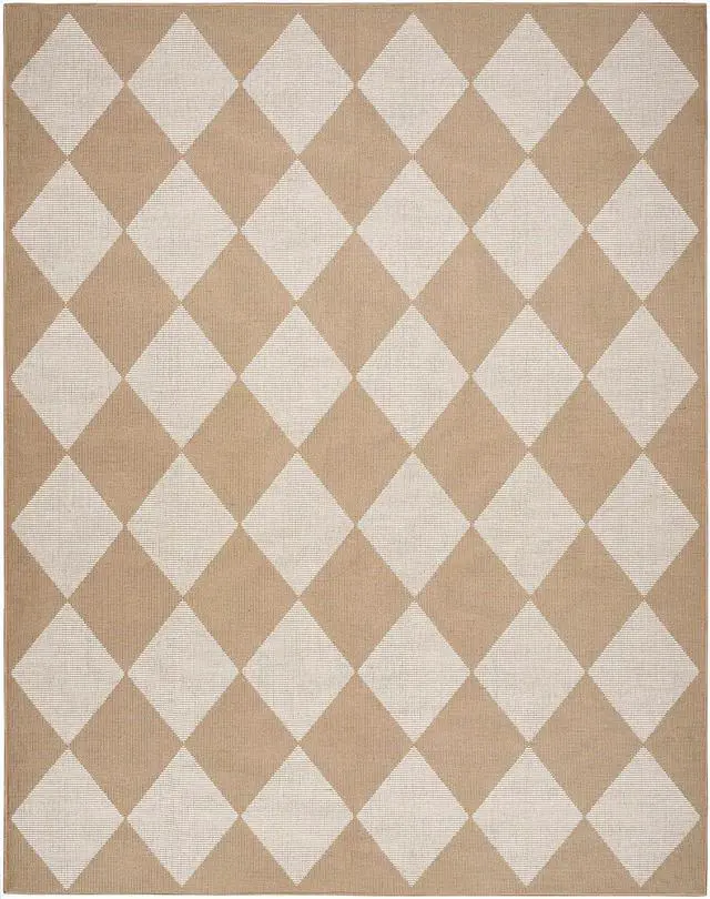 Alt view image 4 of 7 - Nourison Home Washable Modern Jute Natural Ivory 5'3" x 7'3" Area Rug - Easy Clean, Non Shedding, Bed Room, Living Room, Dining Room, Kitchen (5' x 7')