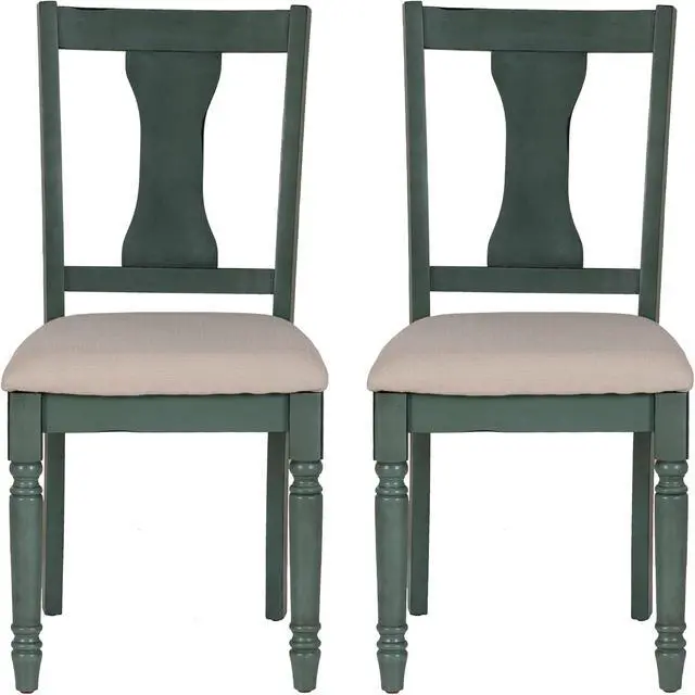 Alt view image 7 of 7 - Powell Furniture Willow, Teal Blue, Set of 2 Side Chair,