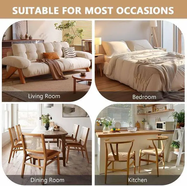 Alt view image 7 of 7 - French Country Dining Chairs, Upholstered Dining Chairs Set of 6