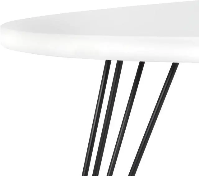 Alt view image 4 of 7 - Safavieh Home Collection Wynton Mid-Century Modern White and Black Coffee Table