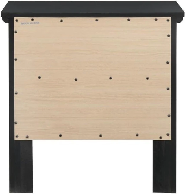 Alt view image 6 of 6 - Glory Furniture Primo 2 Drawer Nightstand in Black