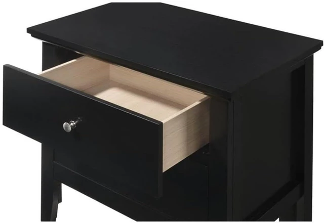 Alt view image 5 of 6 - Glory Furniture Primo 2 Drawer Nightstand in Black