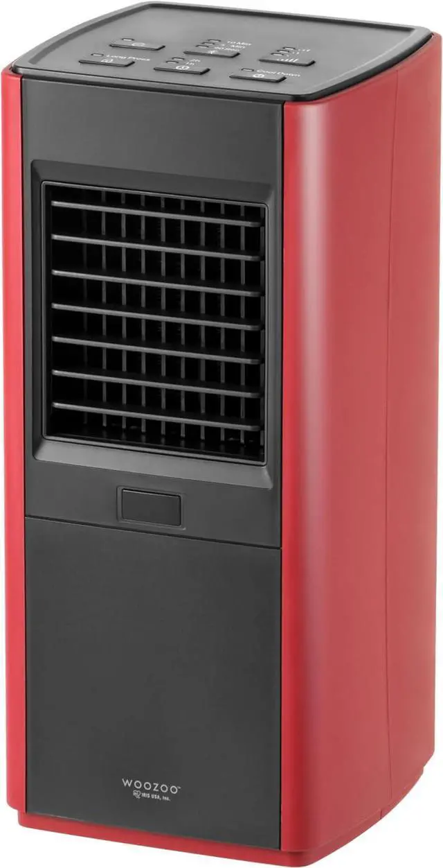 Main image of IRIS USA WOOZOO Slim Portable Space Heater, Motion Sensor, Red/Black