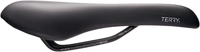 Alt view image 4 of 6 - Terry Fly Cromoly Bicycle Saddle - Bicycle Seat for Men - Flexible & Comfortable - Dura-Tek Cover - Black