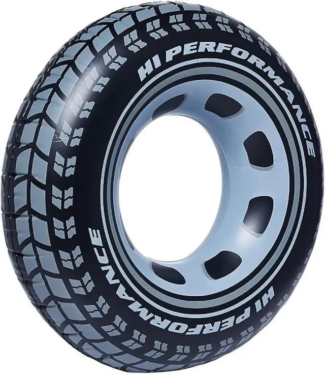 Alt view image 4 of 5 - Intex Inflatable 36" Giant Tire Tubes for Swimming Pool/Lake/Ocean (4 Pack)