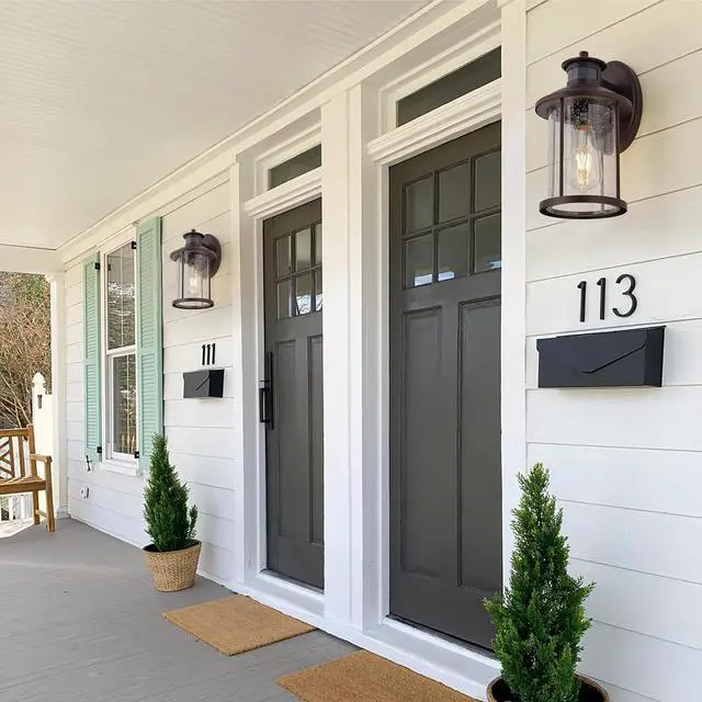 Alt view image 4 of 6 - MICSIU Motion Sensor Bronze Outdoor Wall Light 1 Pack, 11.5" Farmhouse
