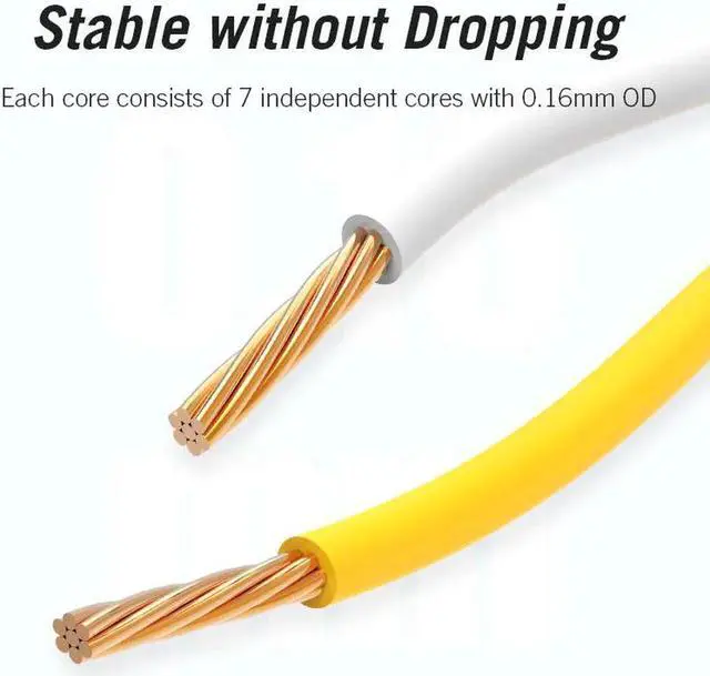 Alt view image 4 of 12 - JAENFONG Ethernet Cable Cat5e Lan Cable Cat 5E RJ45 Network Patch Cable For Computer Router Cable(Black 49.21ft)