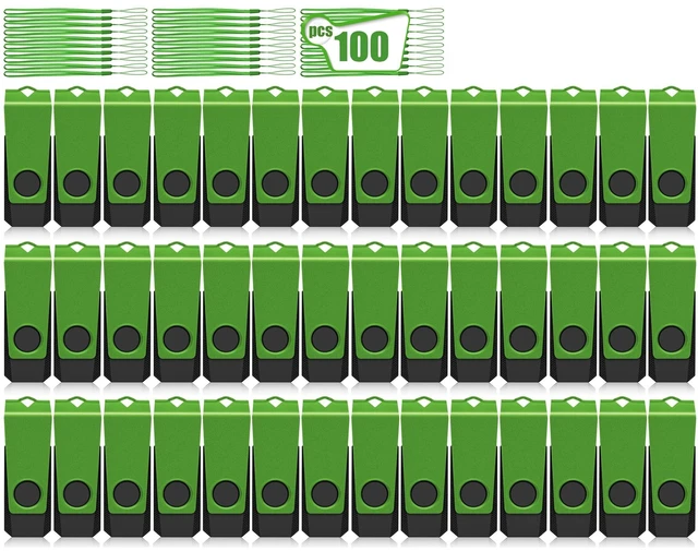 Main image of 1GB USB Flash Drive 100 Pack AGECASH USB 2.0 Flash Drives Bulk