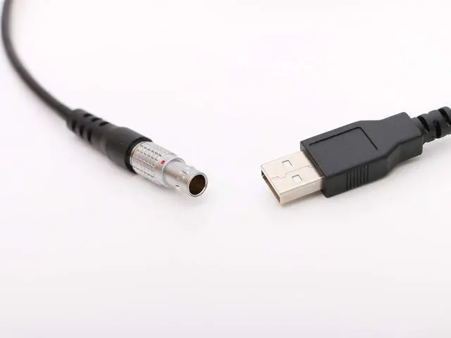 Alt view image 5 of 5 - Generic 160cm Male 0B 5pin to USB 2.0 Cable for Leica Total Stations TS02, TS03, TS06, TS09, TS15, TCR402, TCR802, TCR1200, TPS1200, TCA2003, TC2003, TC702, TC705 Connect to PC