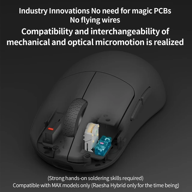 Alt view image 5 of 5 - Darmoshark N7MAX Wireless Gaming Mouse,Tri-Mode 8K/USB-C/Bluetooth,Up to 30000DPI,PAW3950 Optical Sensor Lightweight 49g,5 programmable Button,Computer Mouse for Laptop,PC,Mac(Purple)