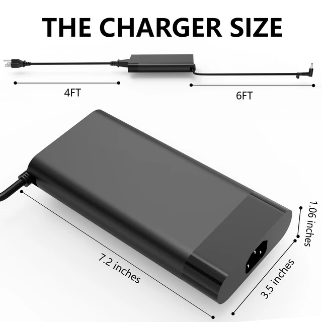 Alt view image 4 of 5 - MOLIDZ 150W 4.5mm Charger Fit for HP ZBook 15 g5 g6 Zbook x g1i 16