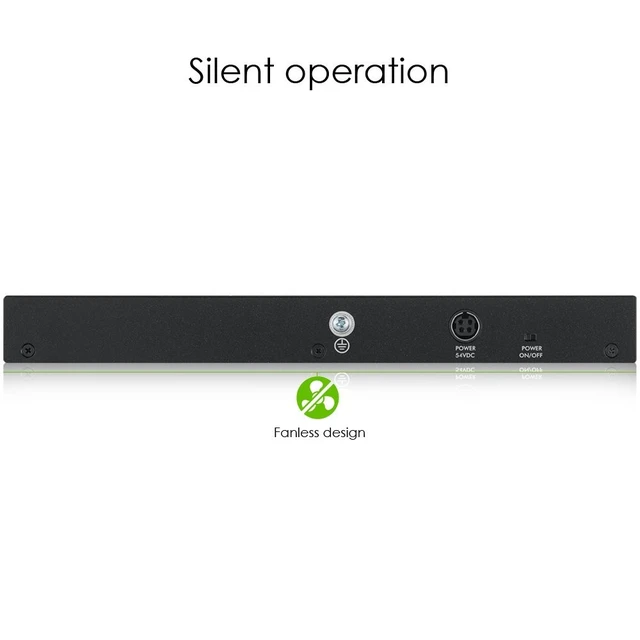 Alt view image 3 of 5 - Zyxel 8 Port Network Ethernet Switch ^^ Smart Managed PoE+ ^^ GS1900-8HP