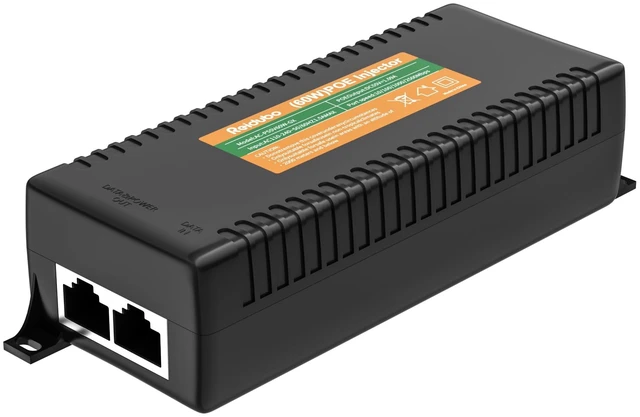 Main image of 2.5Gb PoE Injector Adapter 60W, IEEE 802.3bt/at/af Compliant, Converts Non-PoE to PoE Network, 100/1000/2500Mbps RJ45, Up to 328 ft, Plug & Play