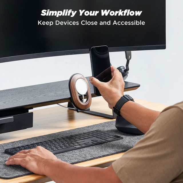 Alt view image 3 of 5 - ULTRARM Moodular Phone Stand Add-On for MagSafe & Rails, Do Not Use Alone
