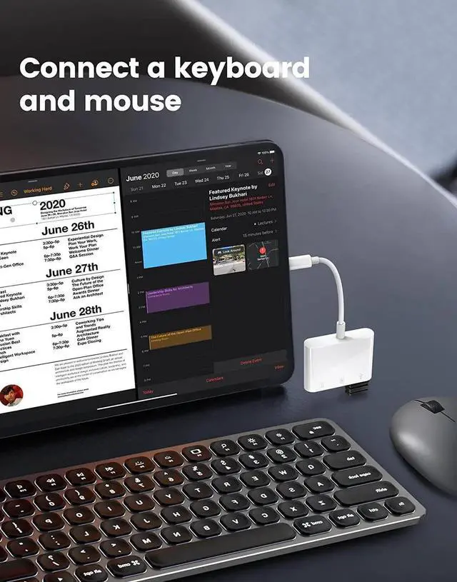Alt view image 3 of 6 - USB C SD Card Reader USB C to SD Card for iPhone 15 16/iPad/Mac/Laptop USB-C/Type C Memory Card Adapter for iMac iPad Pro Air Mini MacBook Pro Air Galaxy MicroSD/SD