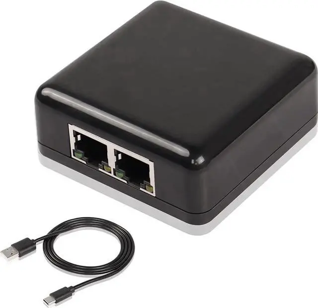 Main image of RJ45 Network Splitter Adapter Gigabit,1000Mbps Ethernet Cable Splitter 1 to 2, RJ45 Network Extension Connector,Two Devices Share The Internet at The Same Time(Gigabit 1 to 2)