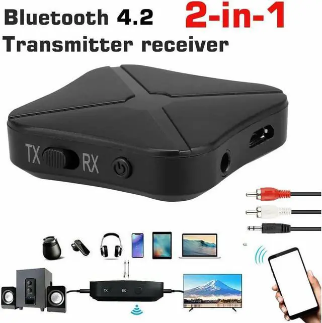 Main image of 2in1 Bluetooth Transmitter &Receiver Wireless Home Music TV Stereo Audio Adapter
