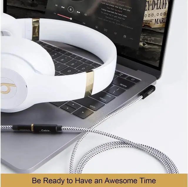Alt view image 6 of 7 - CableCreation Headphone Extension Cable, 90 Degree TRRS 3.5mm Male to Female Audio Extension Cable 4-Conductor(Microphone Compatible), 6 Feet