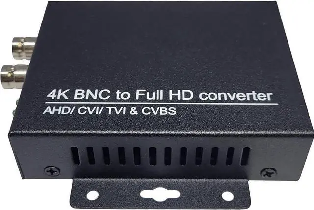 Alt view image 3 of 7 - 101AV 4K HD BNC to FHD HDMI Video Converter for Monitors & DVRs, converts HD-TVI/AHD/CVI & Composite Video Signal/CVBS from BNC Video Signal to HDMI