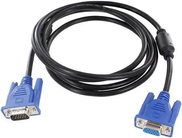 Alt view image 2 of 6 - VGA Male to Female Extension Cable Video LED Monitor Wire M-F 6Ft 1.8M
