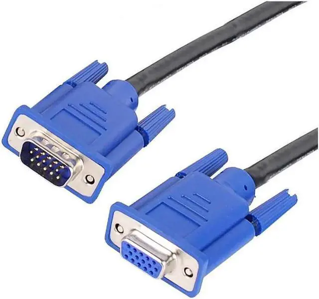 Main image of VGA Male to Female Extension Cable Video LED Monitor Wire M-F 6Ft 1.8M