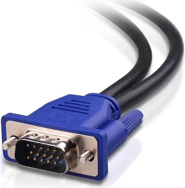 Alt view image 3 of 7 - VGA Monitor Y-Splitter Cable,VGA 1 Male to Dual 2 VGA Female Adapter Converter Video Cable for Screen Duplication - 1 Foot
