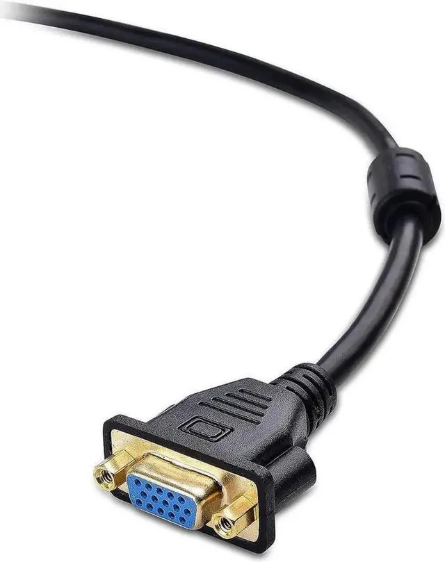 Alt view image 2 of 6 - VGA Extension Cable (VGA Cable Male to Female) - 6 Feet