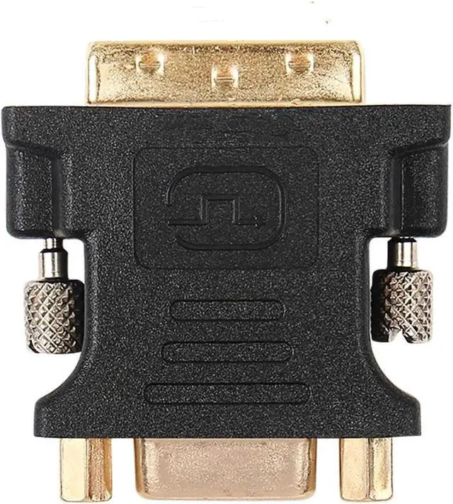 Alt view image 4 of 4 - DVI-I to VGA Adapter, 2 Pack DVI 24+5 to VGA Male to Female Adapter with Gold Plated Cord