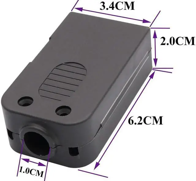Alt view image 7 of 14 - VGA Screw Terminal Block Adapter D-SUB 15 Pin 3 Row DB15 VGA Male to 16 Pin/Way Female Serial Terminal Breakout Board Connector Signal Module with case (2Pcak/Male)
