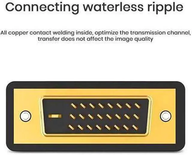 Alt view image 2 of 7 - DVI to HDMI Adapter 2-Pack Bi-Directional DVI Male to HDMI Female Converter Support 1080P 3D for PS3 PS4 TV Box Blu-ray Projector HDTV(DVI to HDMI)
