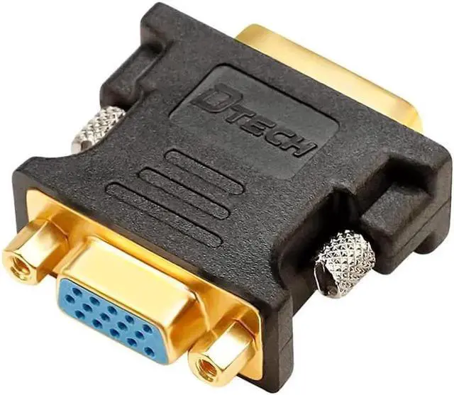 Alt view image 3 of 7 - DVI Male to VGA Female Adapter DVI-I 24+5 Port Converter