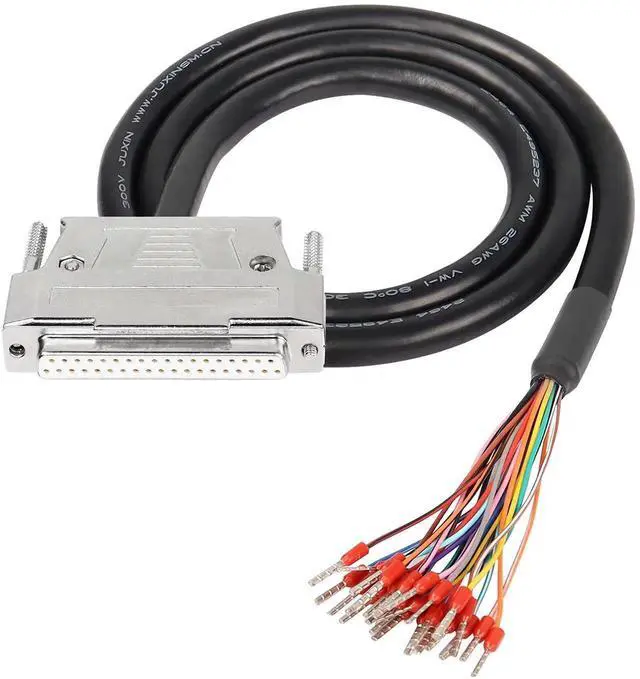 Alt view image 3 of 6 - DB37 Connector Adapter 37 Pin Serial Extension Cable Solderless 37-Pin Port Breakout Replacement Cable with Bare Wire - 1M/3.2Ft (DB37 Female)