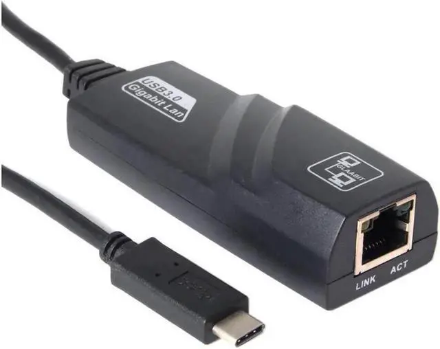 Alt view image 3 of 5 - USB-C Gigabit Lan Card USB 3.1 Network Adapter USB Type C to Ethernet External
