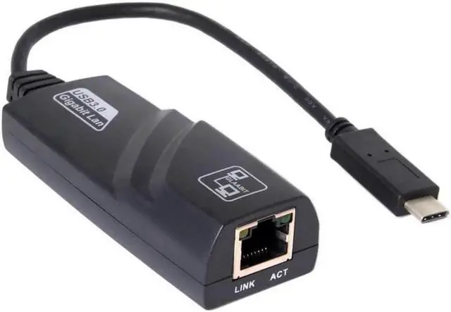 Alt view image 4 of 5 - USB-C Gigabit Lan Card USB 3.1 Network Adapter USB Type C to Ethernet External