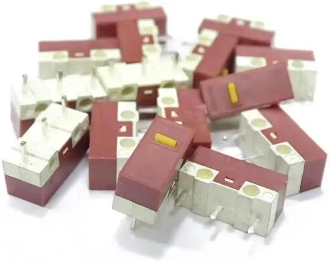 Alt view image 3 of 5 - 10Piece Mouse Micro Switch Micro Mute Button HUANO Silent Mouse Microswitch(10)