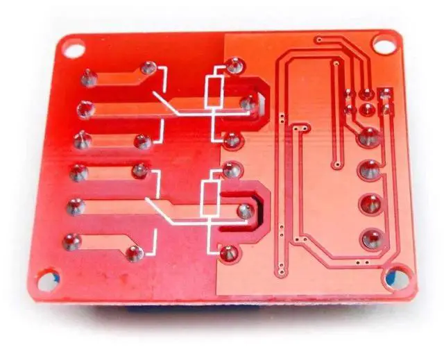 Alt view image 2 of 6 - 2pcs DC 12V 2 Channel Relay Module with Isolated Optocoupler High and Low Level H/L Level Trigger Module Triggered by DC 12V