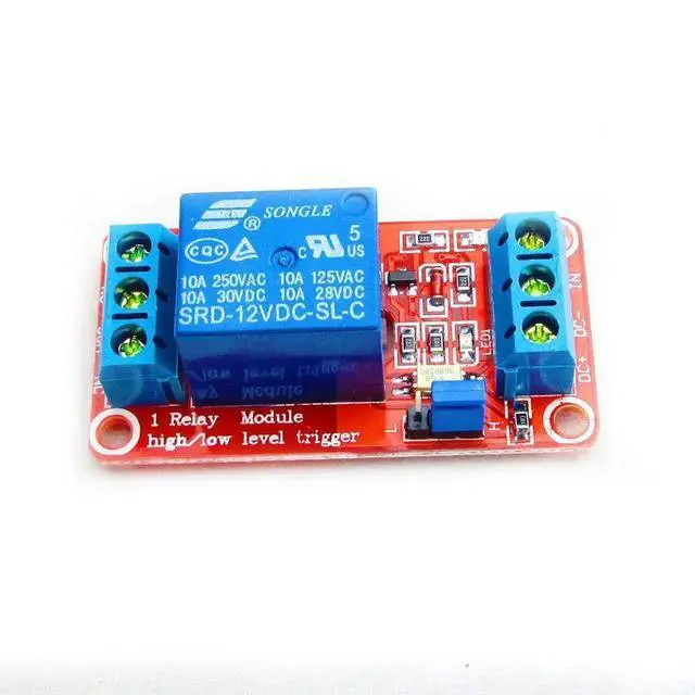 Alt view image 4 of 8 - 12V 1 Channel Relay Module with Optocoupler Isolation Support High or Low Level Trigger