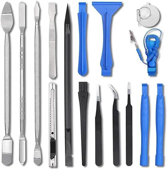 Alt view image 6 of 7 - Professional Computer Repair Tool Kit Precision Laptop Screwdriver Set with 56 Bit AntiStatic Wrist and 24 Repair Tools Suitable for Macbook PC Tablet PS4 Xbox Controller Repair