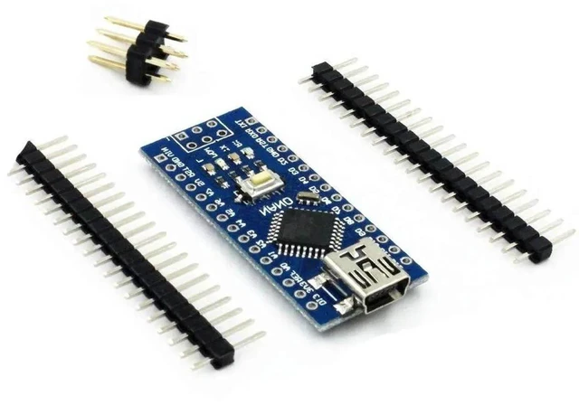Alt view image 2 of 8 - 3pcs Nano V3.0 ATmega328P CH340G 5V 16M Mini USB Micro Controller Board Development Board with PIN Headers Pin Unsoldered
