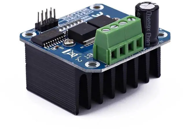 Alt view image 3 of 10 - BTS7960 43A High Power H-Bridge DC Motor Driver Module DC Motor Controller Module for Arduino Smart Car 2pcs