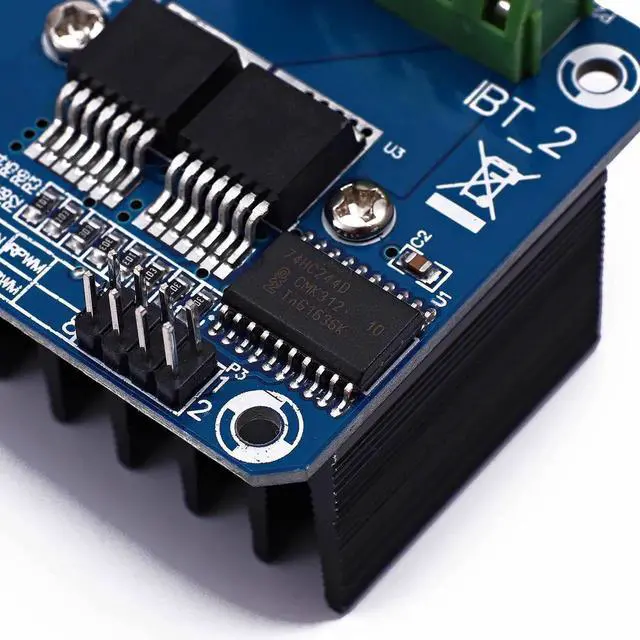 Alt view image 2 of 10 - BTS7960 43A High Power H-Bridge DC Motor Driver Module DC Motor Controller Module for Arduino Smart Car 2pcs