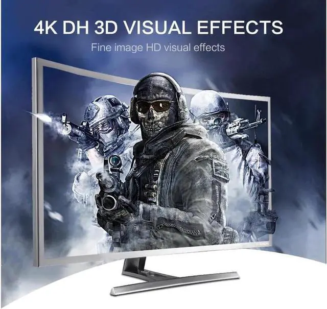 Alt view image 5 of 7 - 4K@60Hz HDMI Splitter 1 in 2 Out 1×2 HDMI Splitter Support 4Kx2K, 1080P, 3D, HDR for Xbox PS5/4 Roku Blu-Ray Player Apple TV