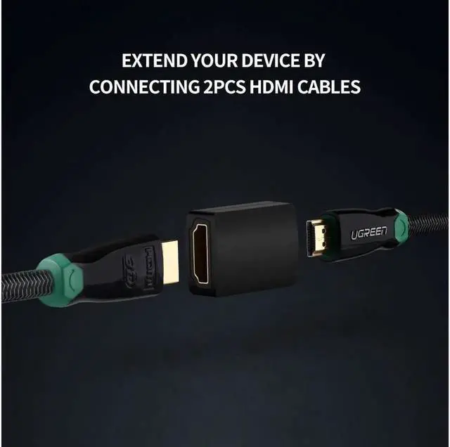 Alt view image 3 of 6 - HDMI Female to HDMI Female Coupler Connector Pack 4pcs Adapter Extender F/F High Speed