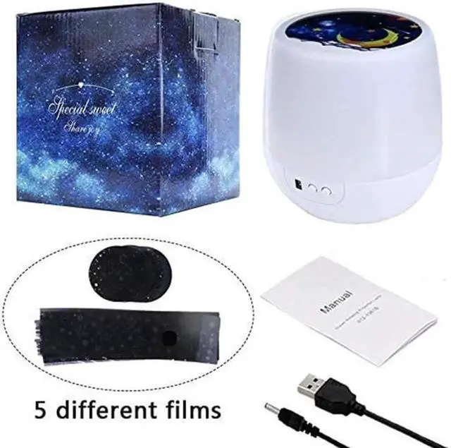 Alt view image 2 of 5 - Gemdeck Night Lights for Kids, Multifunctional Night Light Star Projector Lamp for Decor