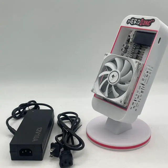 Alt view image 3 of 6 - NerdMiner Bitaxe NerdQaxe++ 4.8TH/s Solo BTC Miner with BM1370 Chip